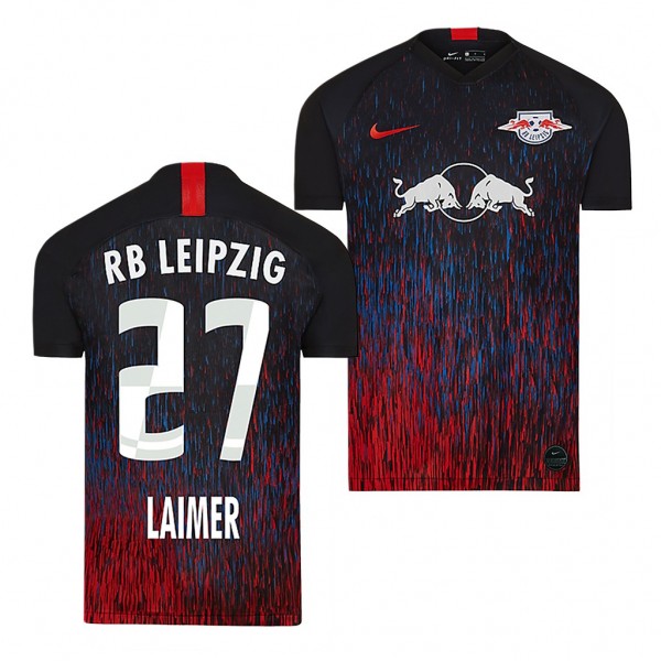 Men's RB Leipzig Konrad Laimer Jersey Champions League 19-20 Short Sleeve Nike