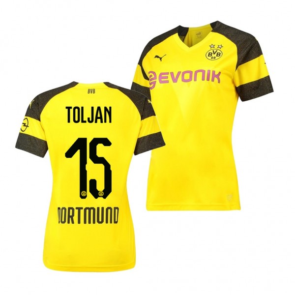 Women's Borussia Dortmund Jeremy Toljan Replica Jersey