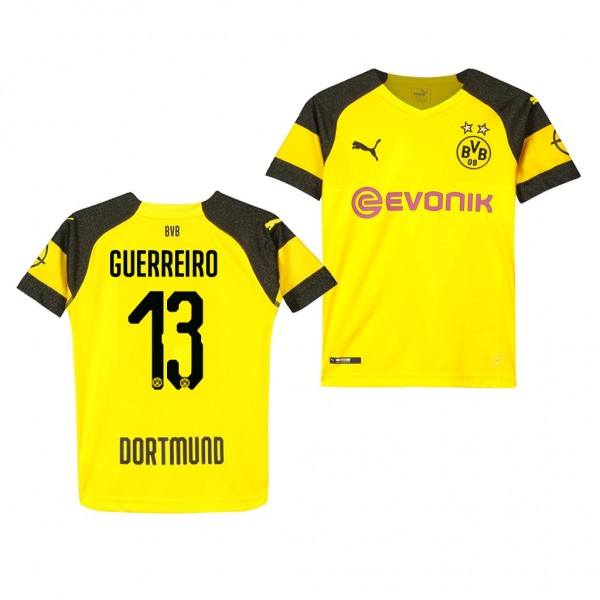 Youth Borussia Dortmund Raphael Guerreiro Replica Home Jersey