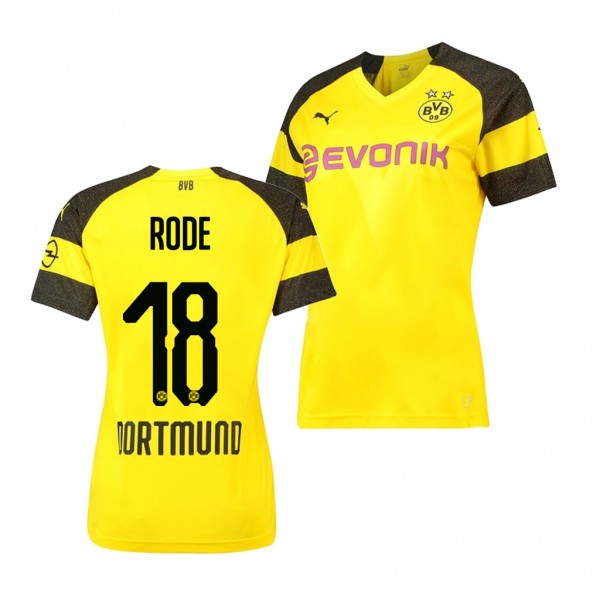 Women's Borussia Dortmund Sebastian Rode Replica Jersey