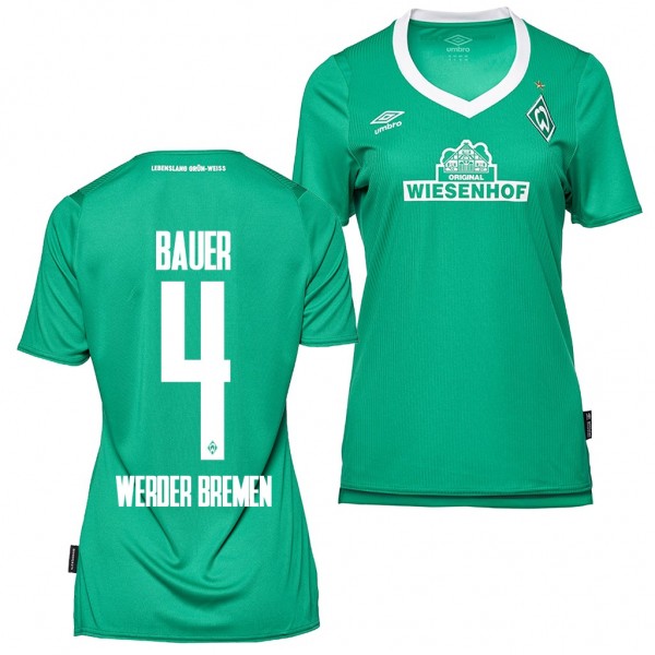 Women's Werder Bremen Robert Bauer Home Jersey
