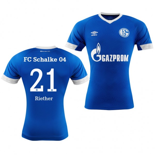 Men's Schalke 04 Home Sascha Riether Jersey