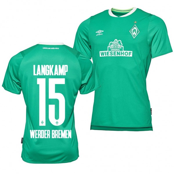 Men's Werder Bremen Sebastian Langkamp Home Jersey