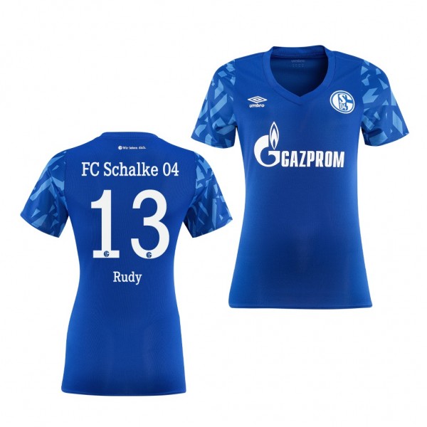 Women's Schalke 04 Sebastian Rudy 19-20 Home Jersey