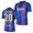 Men's Sergi Roberto Barcelona 2021-22 Third Jersey Blue Replica