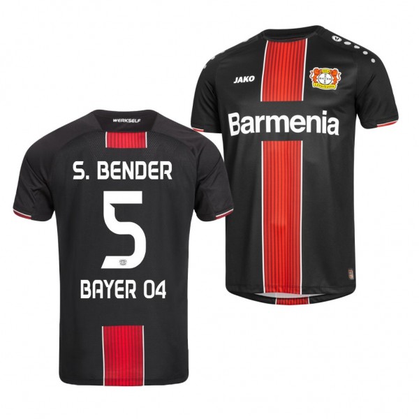 Men's Bayer Leverkusen Sven Bender Jersey Away 19-20 Short Sleeve