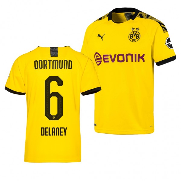 Men's Borussia Dortmund Thomas Delaney Jersey 19-20 Home