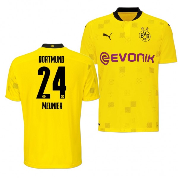 Men's Thomas Meunier Borussia Dortmund BVB CUP Jersey Yellow
