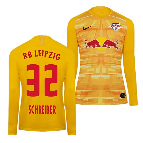 Men's RB Leipzig Tim Schreiber Jersey Goalkeeper 19-20 Nike