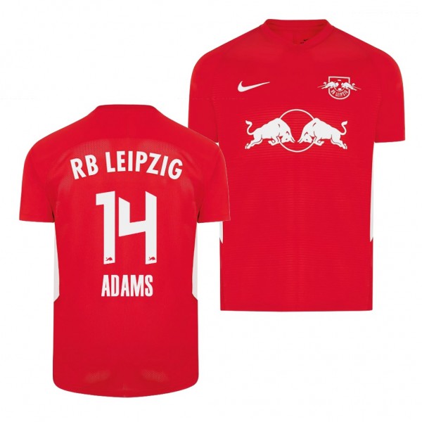 Men's Tyler Adams RB Leipzig Fourth Jersey Red 2020-21 Replica