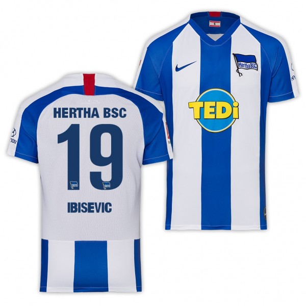 Men's Hertha BSC Vedad Ibisevic Home Jersey