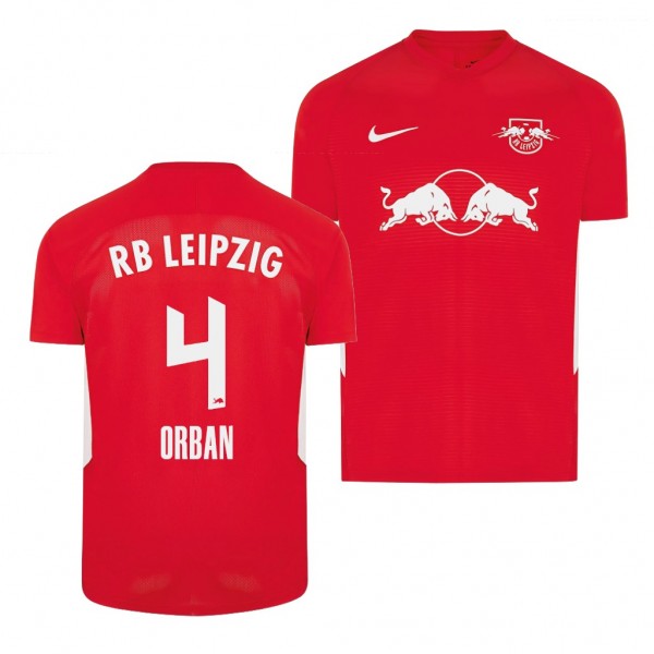 Men's Willi Orban RB Leipzig Fourth Jersey Red 2020-21 Replica