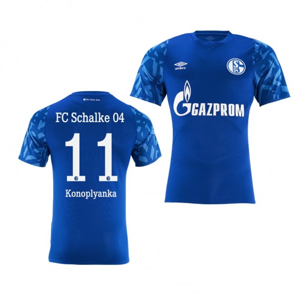 Men's Schalke 04 Yevhen Konoplyanka 19-20 Home Jersey