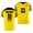 Men's Youssoufa Moukoko Borussia Dortmund 2021-22 Home Jersey Yellow Replica