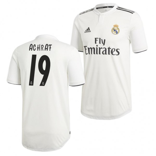 Men's Real Madrid Replica Achraf Hakimi Jersey White