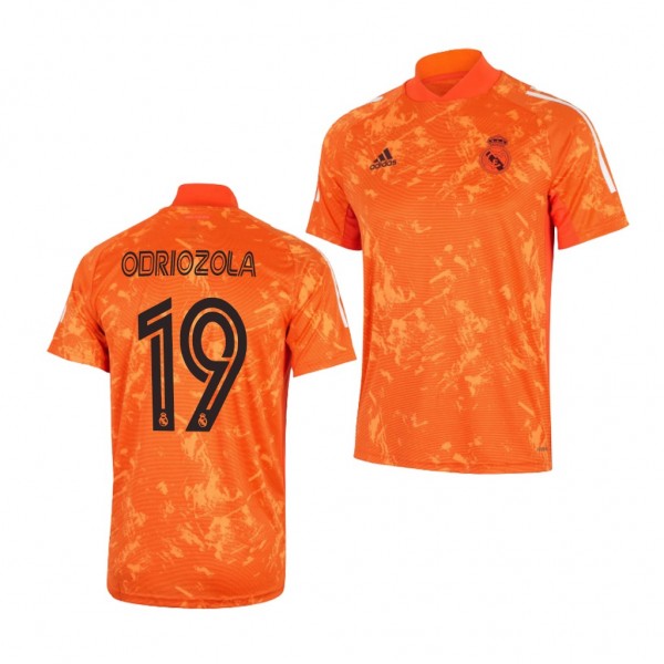 Men's Alvaro Odriozola Real Madrid Training Jersey Orange