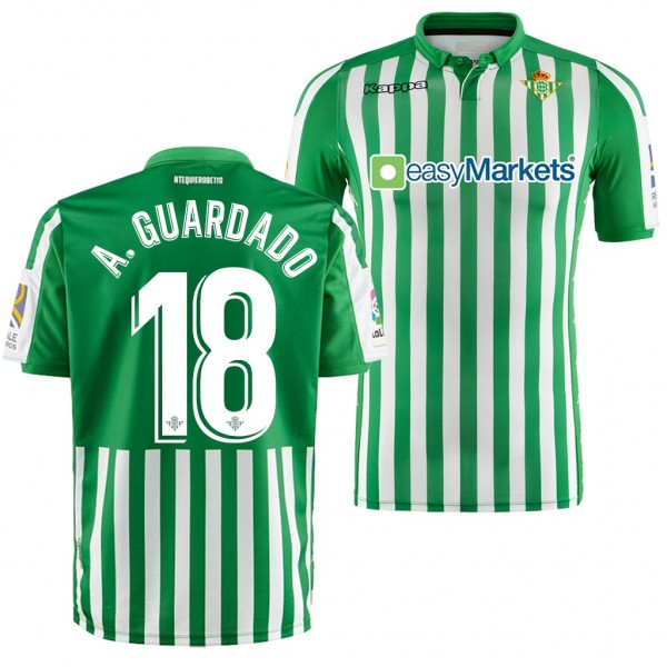 Men's Andres Guardado Real Betis Home Jersey 19-20
