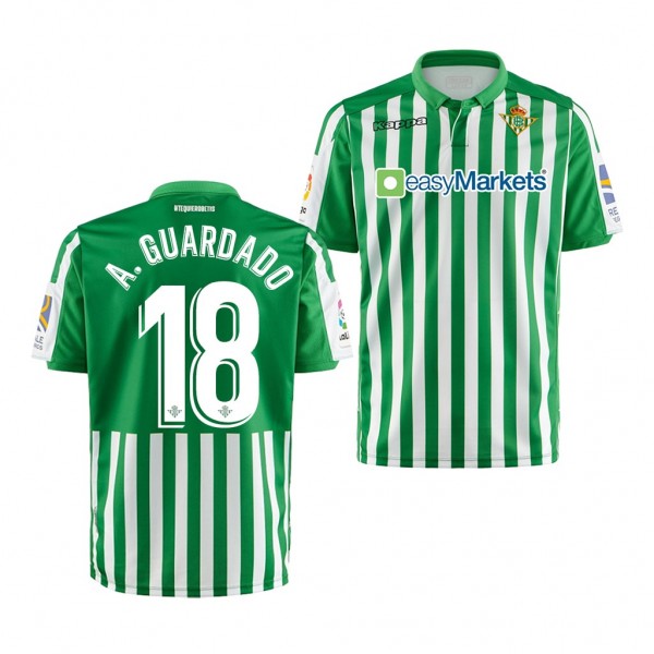 Youth Andres Guardado Real Betis Home Jersey 19-20