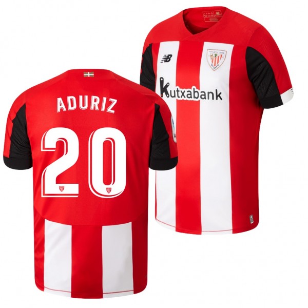 Men's Athletic Bilbao Aritz Aduriz Forward 19-20 Home Jersey