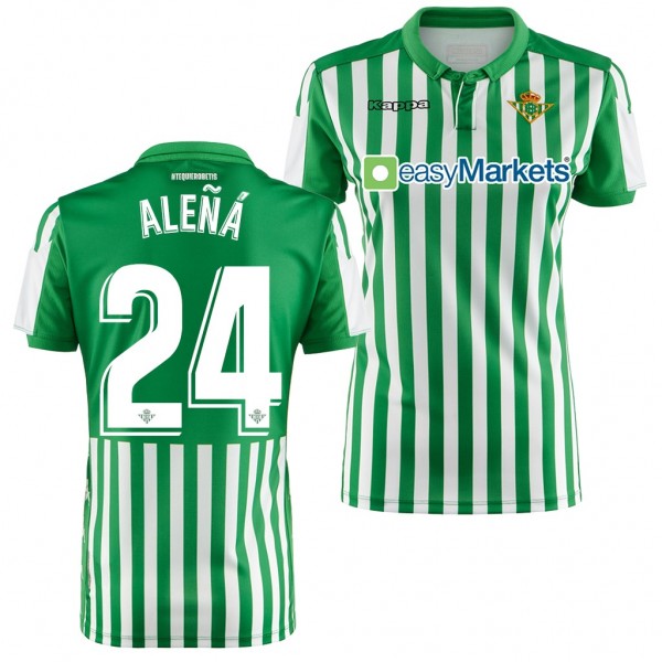 Women's Carles Alena Real Betis Home Jersey 19-20