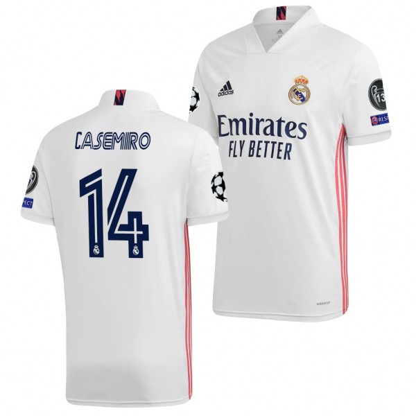 Men's Casemiro Real Madrid Home Jersey White 2021