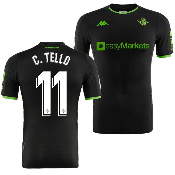 Men's Cristian Tello Real Betis Away Jersey 19-20