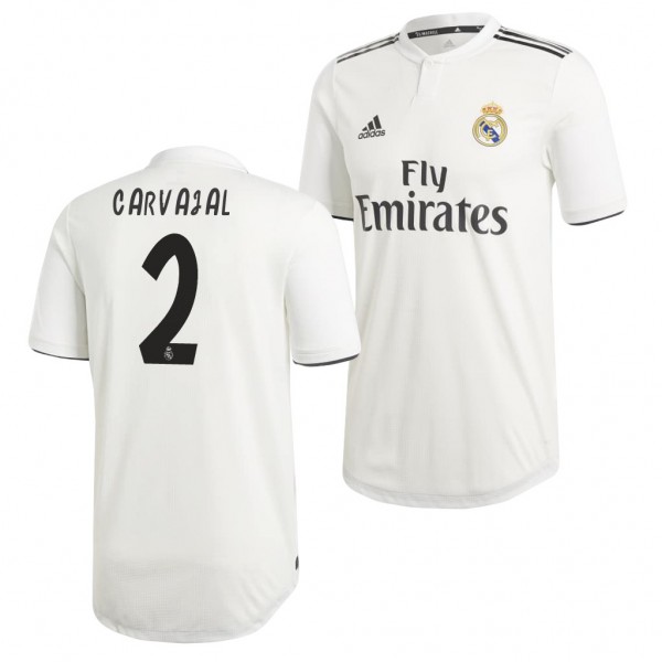 Men's Real Madrid Replica Dani Carvajal Jersey White