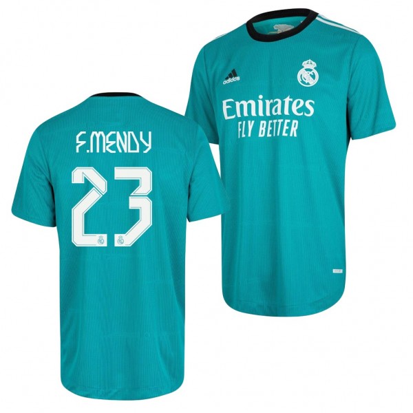 Men's Ferland Mendy Jersey Real Madrid Third Green 2021-22 Authentic