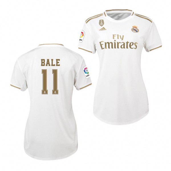 Men's Real Madrid Gareth Bale 19-20 Home White Jersey Discount