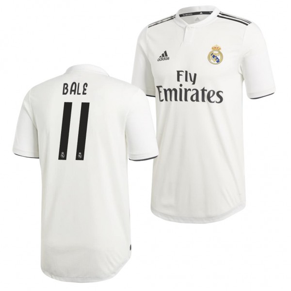 Men's Real Madrid Replica Gareth Bale Jersey White