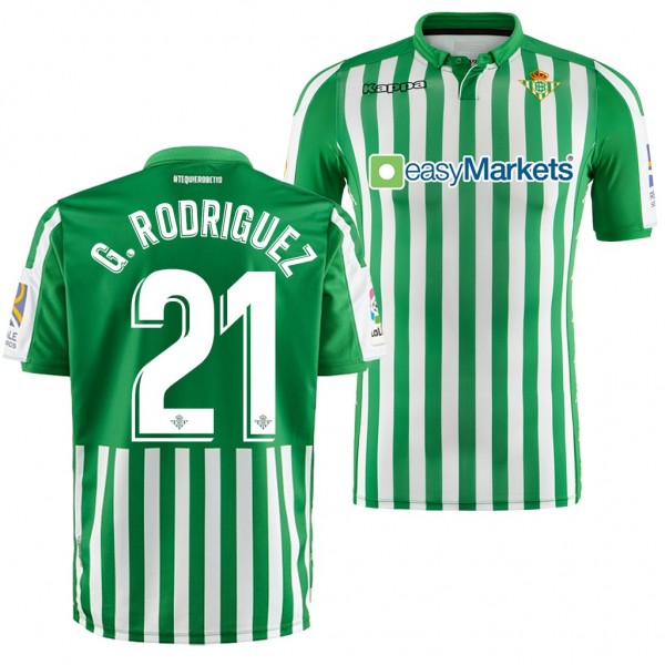 Men's Guido Rodriguez Real Betis Home Jersey 19-20