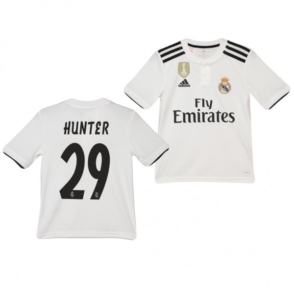 Youth Real Madrid Alex Hunter Home Official Jersey