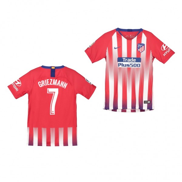 Youth Atletico De Madrid Antoine Griezmann Home Official Jersey