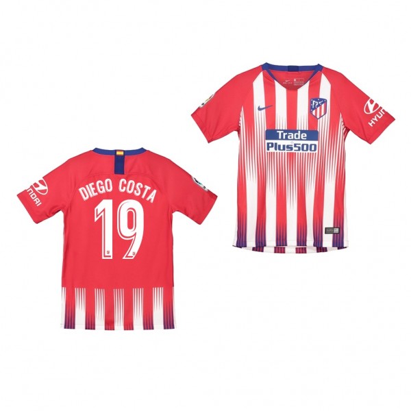 Youth Atletico De Madrid Diego Costa Home Official Jersey