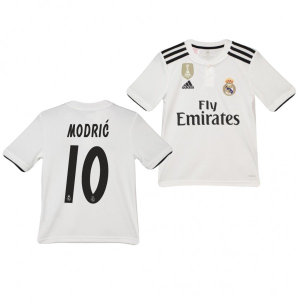 Youth Real Madrid Luka Modric Home Official Jersey