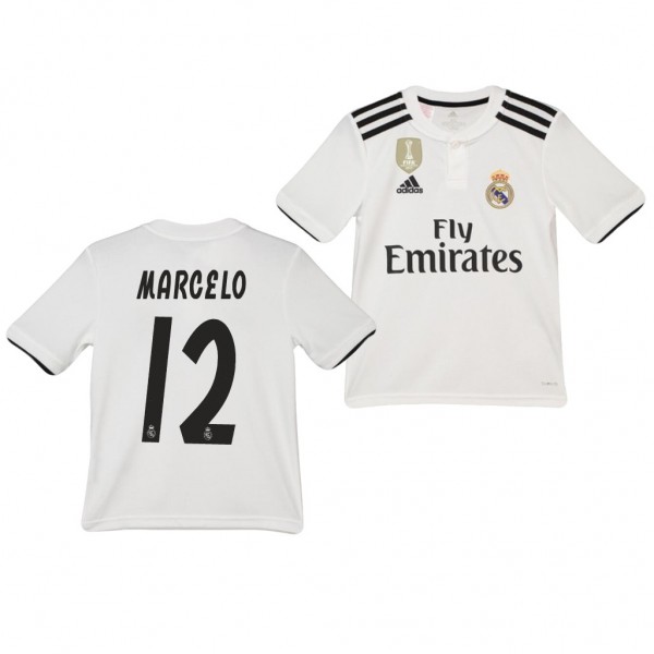 Youth Real Madrid Marcelo Home Official Jersey