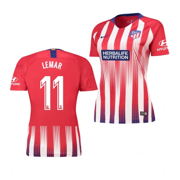 Women's Atletico De Madrid Thomas Lemar Home Jersey Red White