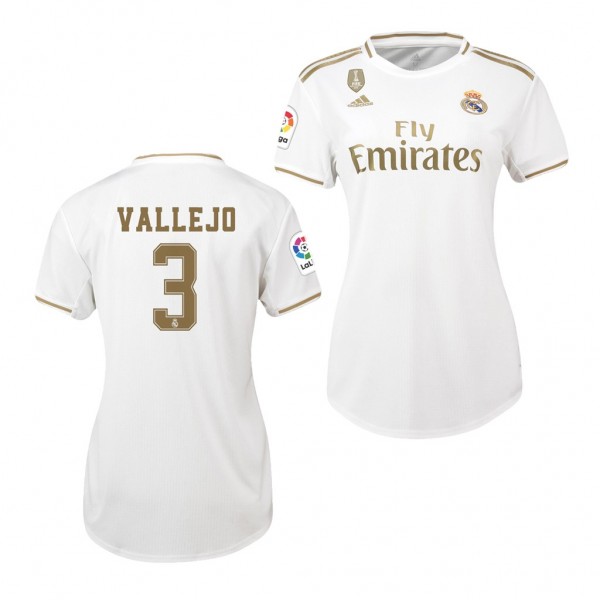 Men's Real Madrid Jesus ValLeao 19-20 Home White Jersey Buy