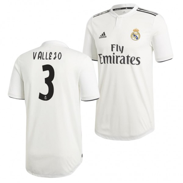 Men's Real Madrid Replica Jesus ValLeao Jersey White
