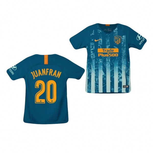 Youth Third Atletico De Madrid Juanfran Jersey Green