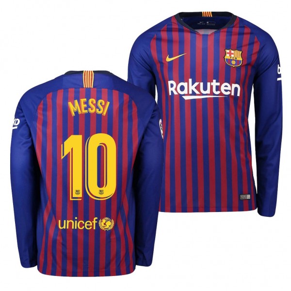Men's Lionel Messi Barcelona Home Jersey Blue