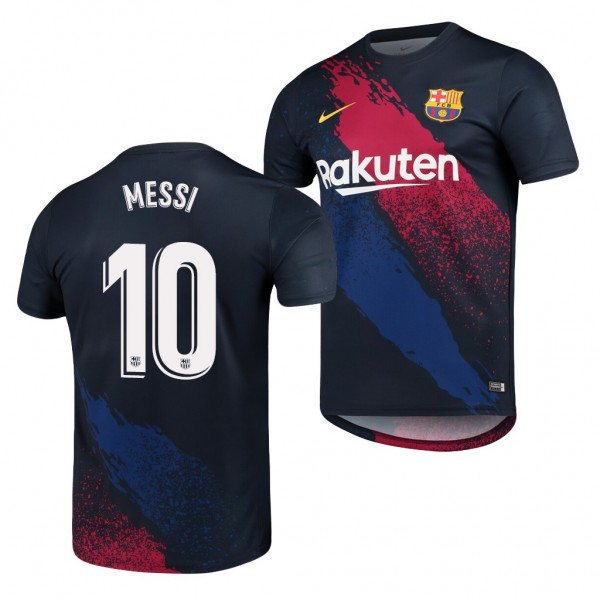 Men's Lionel Messi Barcelona Pre-Match Jersey Navy