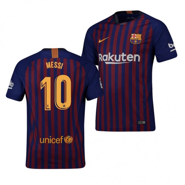 Men's Barcelona Home Lionel Messi Jersey Replica