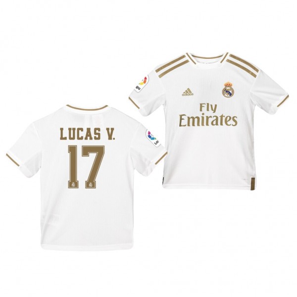 Men's Real Madrid Lucas Vazquez 19-20 Home White Jersey Buy