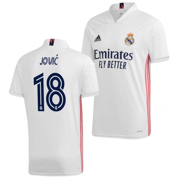 Men's Luka Jovic Jersey Real Madrid Home Business