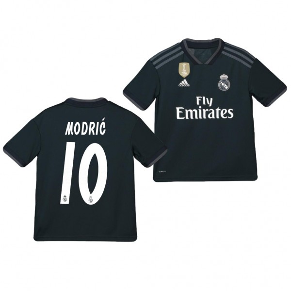 Youth Away Real Madrid Luka Modric Jersey Dark Navy