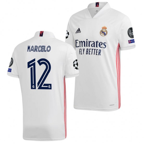 Men's Marcelo Real Madrid Home Jersey White 2021