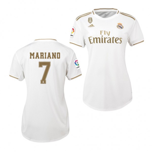 Men's Real Madrid Mariano 19-20 Home White Jersey Show