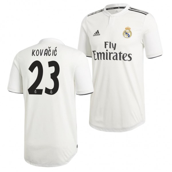 Men's Real Madrid Replica Mateo Kovacic Jersey White
