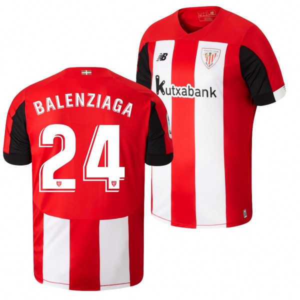 Men's Athletic Bilbao Mikel Balenziaga Defender 19-20 Home Jersey